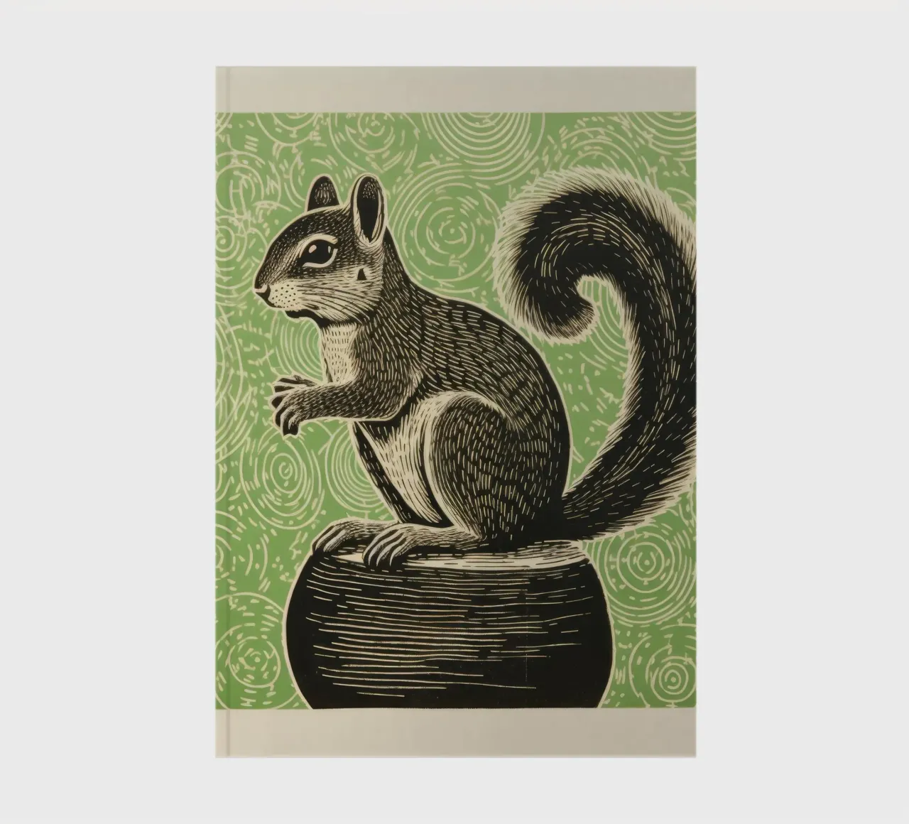 Le tamia vert 3 carnet de notes de Minimal Animal Art