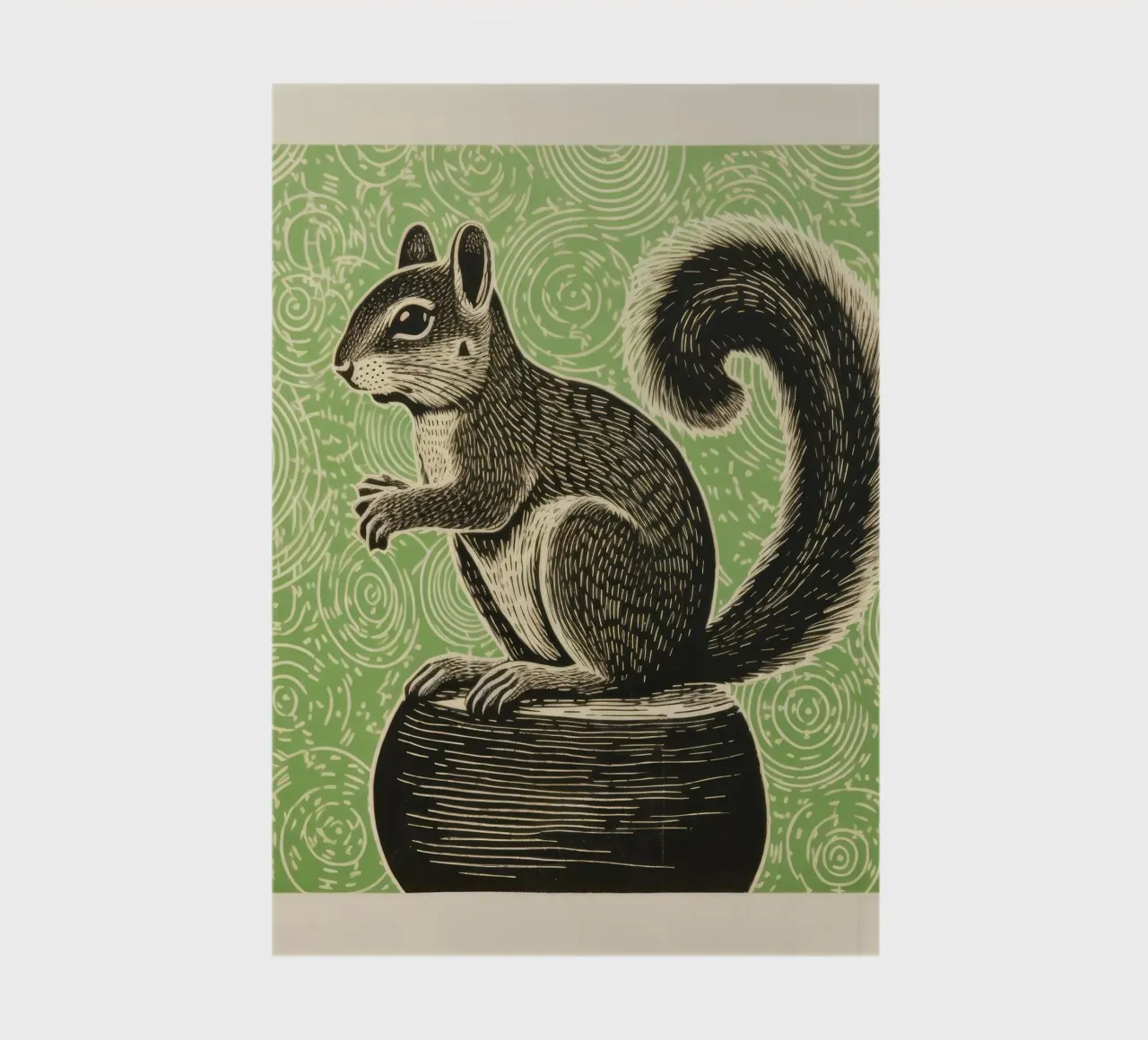Le tamia vert 3 carnet de notes de Minimal Animal Art