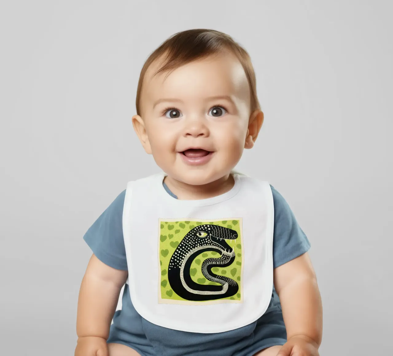 Cobra verde bavaglino da Minimal Animal Art