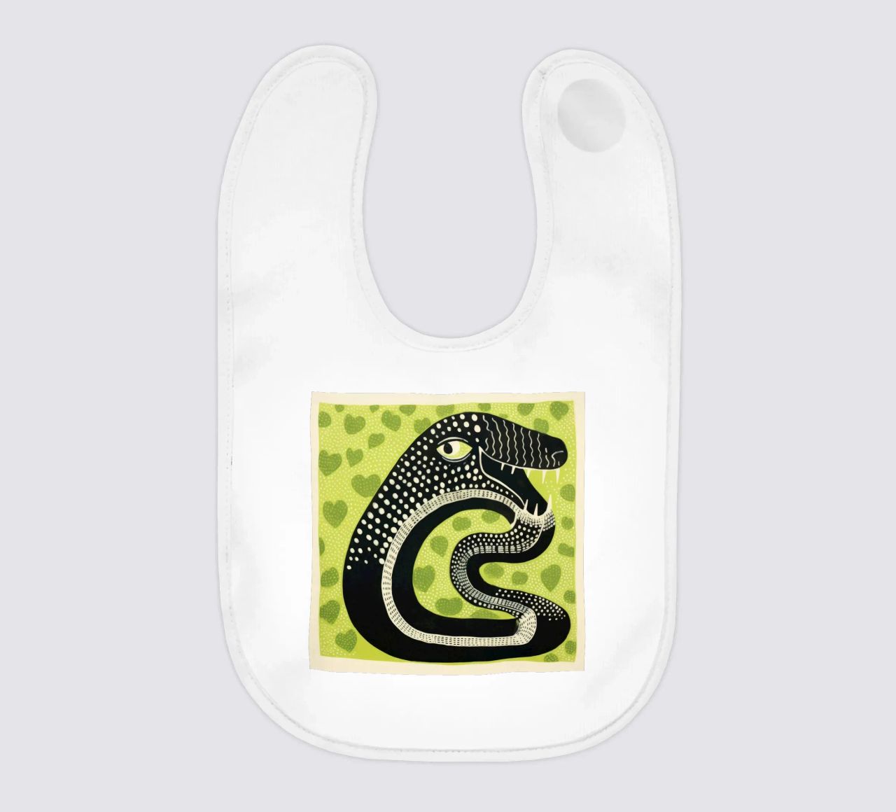 Cobra verde 1 bavaglino da Minimal Animal Art