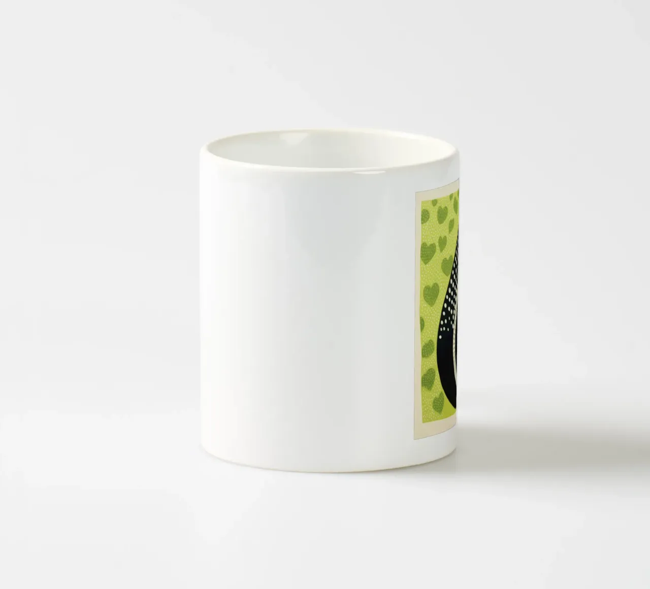 Cobra vert 1 mug en céramique de Minimal Animal Art
