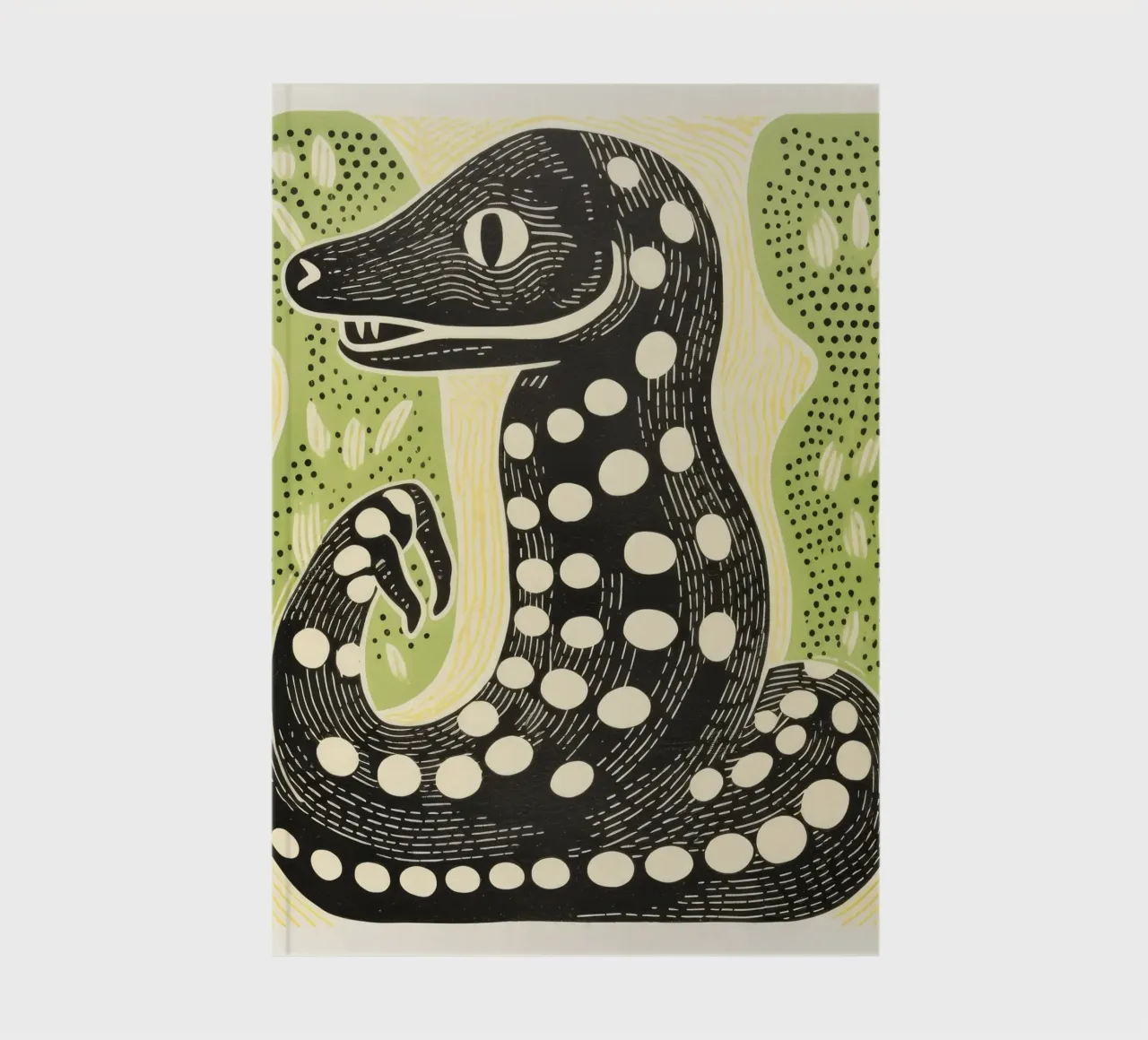 Green Cobra 3 notitieboek van Minimal Animal Art