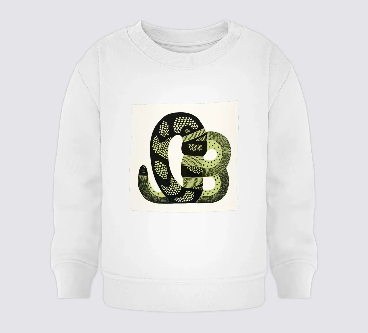 Cobra verde felpa neonato da Minimal Animal Art