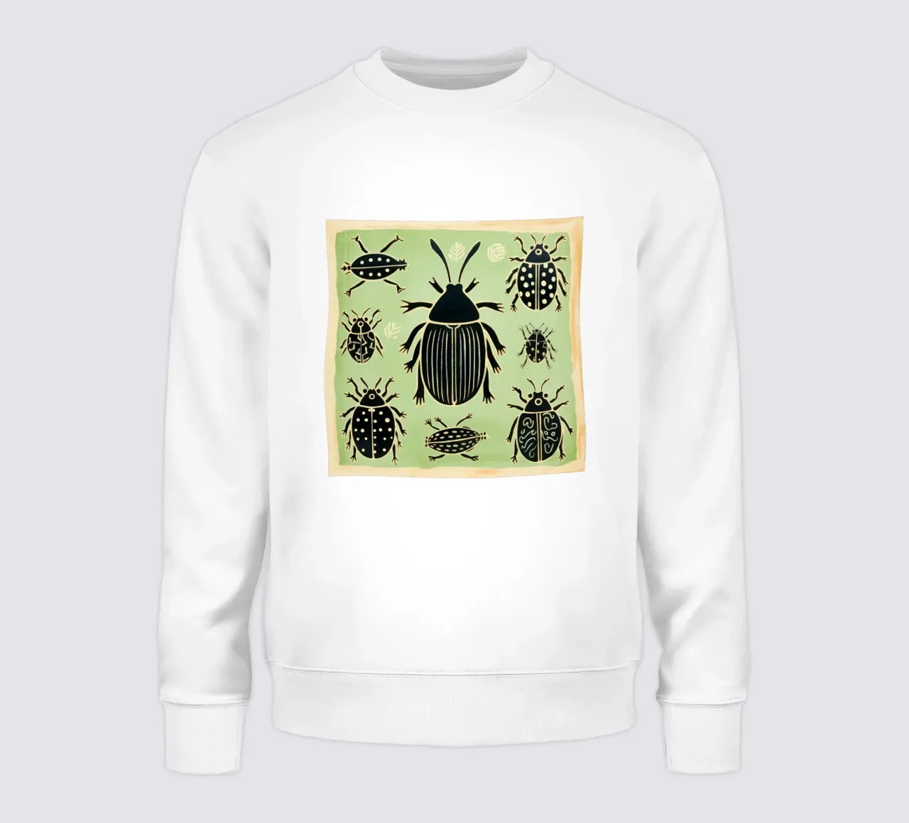 Cucaracha verde 1 sudadera de Minimal Animal Art