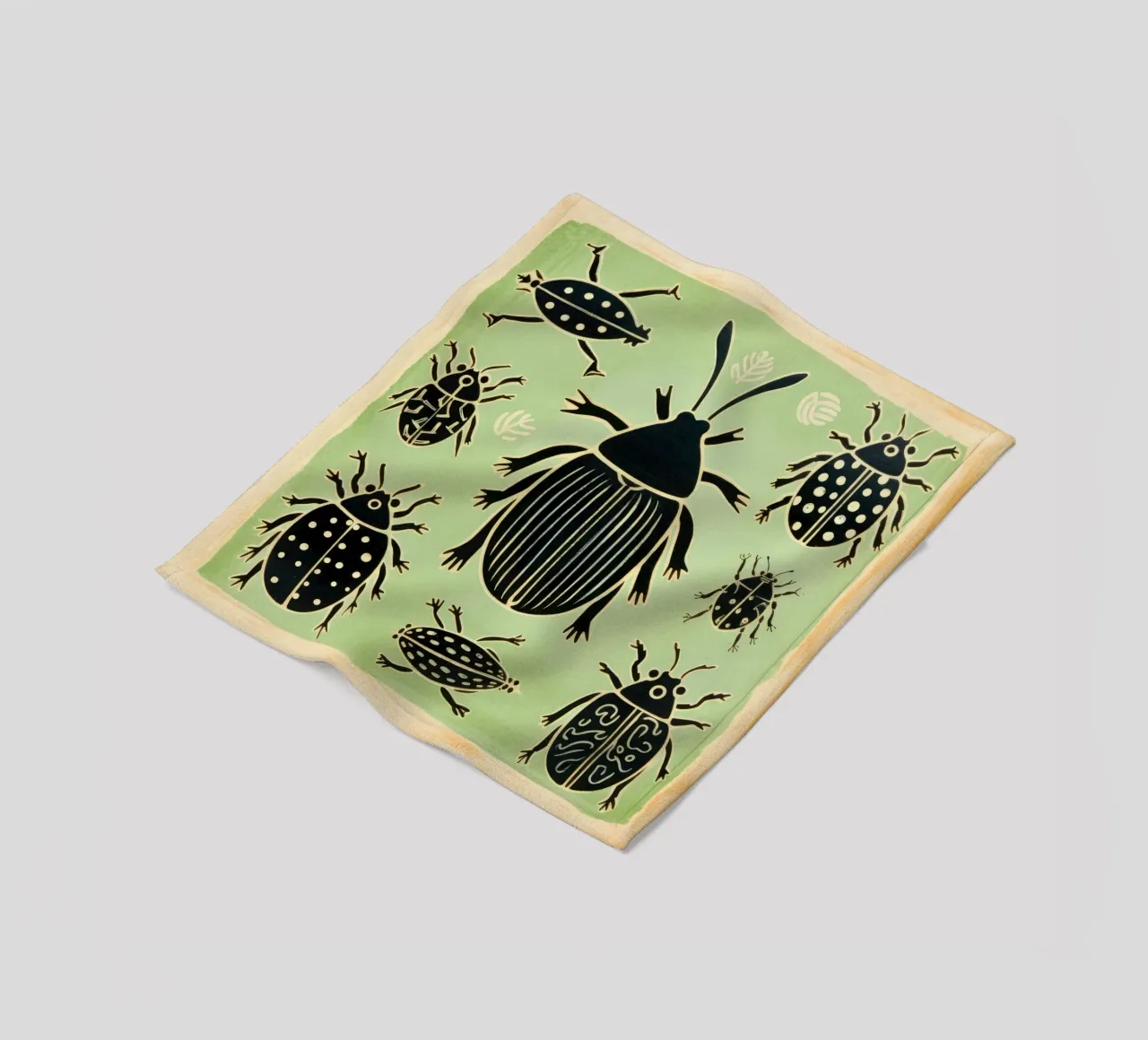 Scarafaggi verdi coperta in pile da Minimal Animal Art