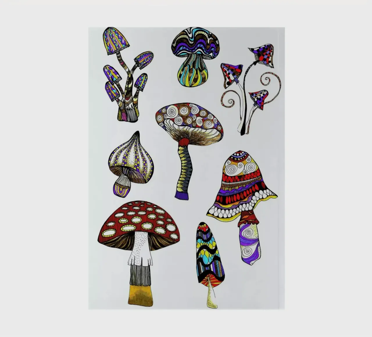 Pilze notebook by Sabrina Ziegenhorn