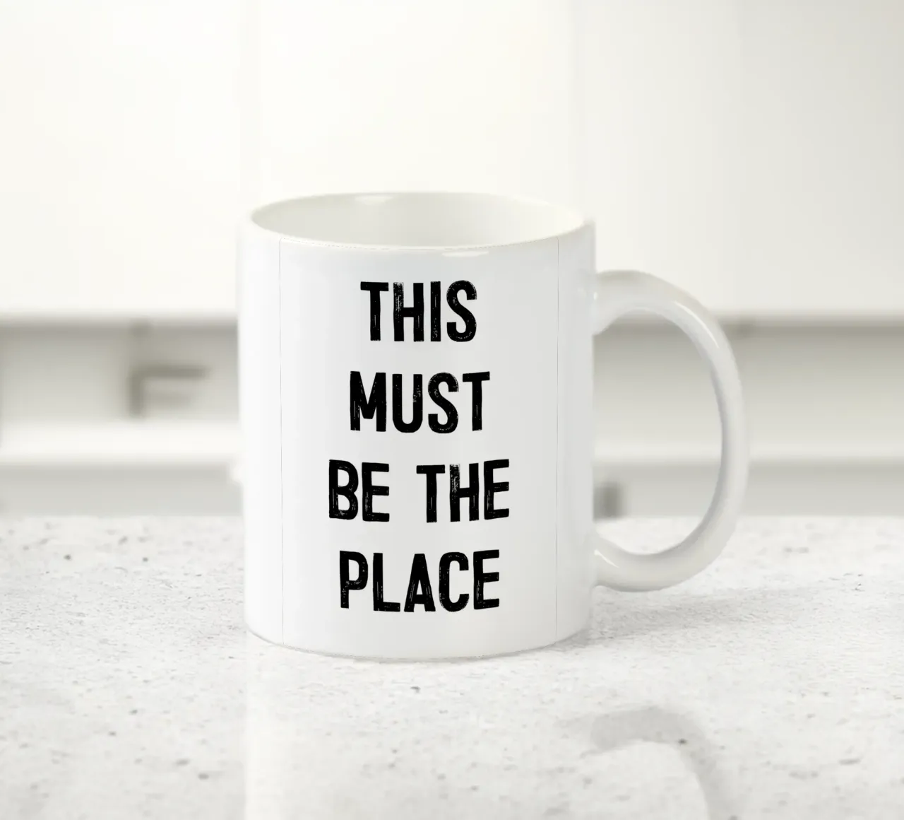 "THIS MUST BE THE PLACE" taza de cerámica de ramosashop