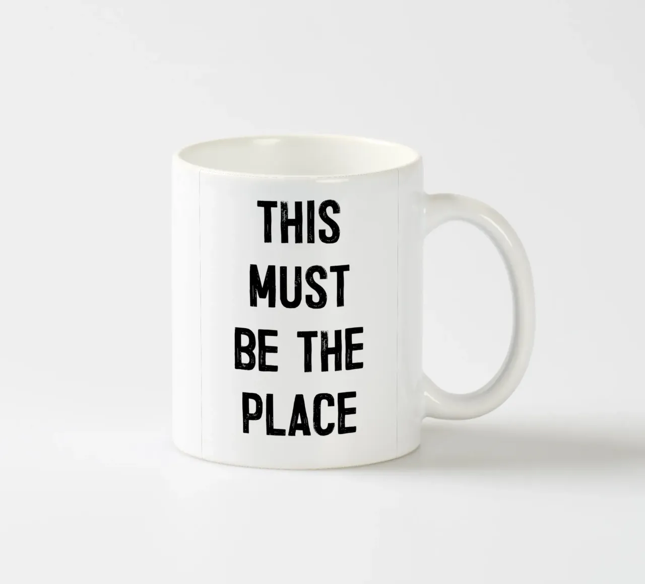 "THIS MUST BE THE PLACE" taza de cerámica de ramosashop