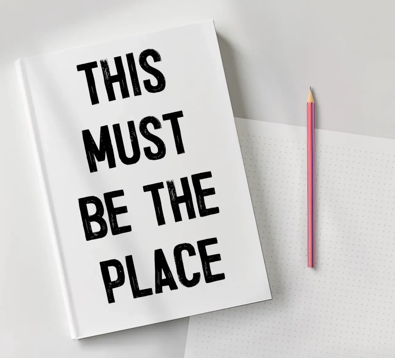 "THIS MUST BE THE PLACE" carnet de notes de ramosashop