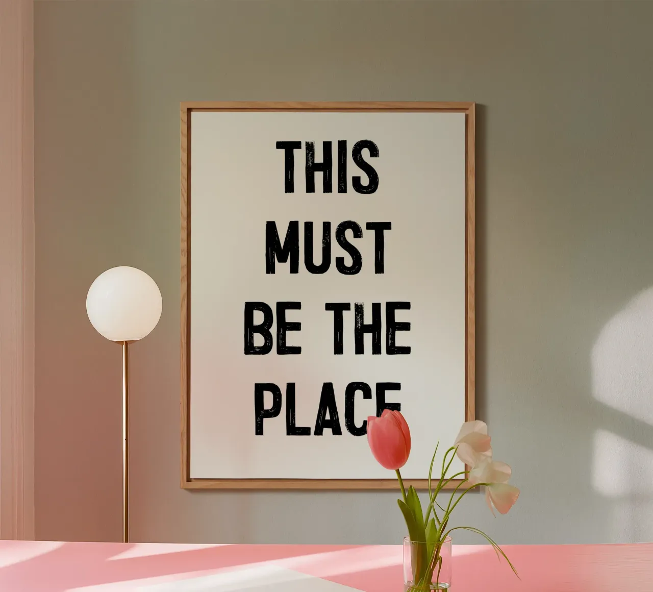 "THIS MUST BE THE PLACE" alluminio dibond da ramosashop