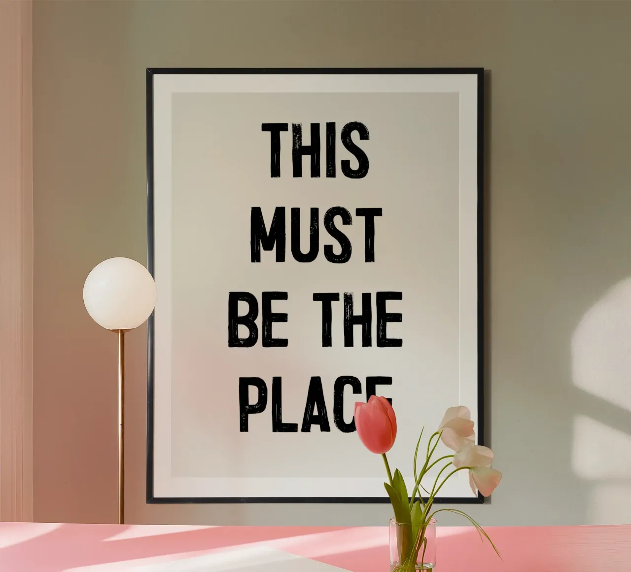 "THIS MUST BE THE PLACE" carta hahnemühle da ramosashop