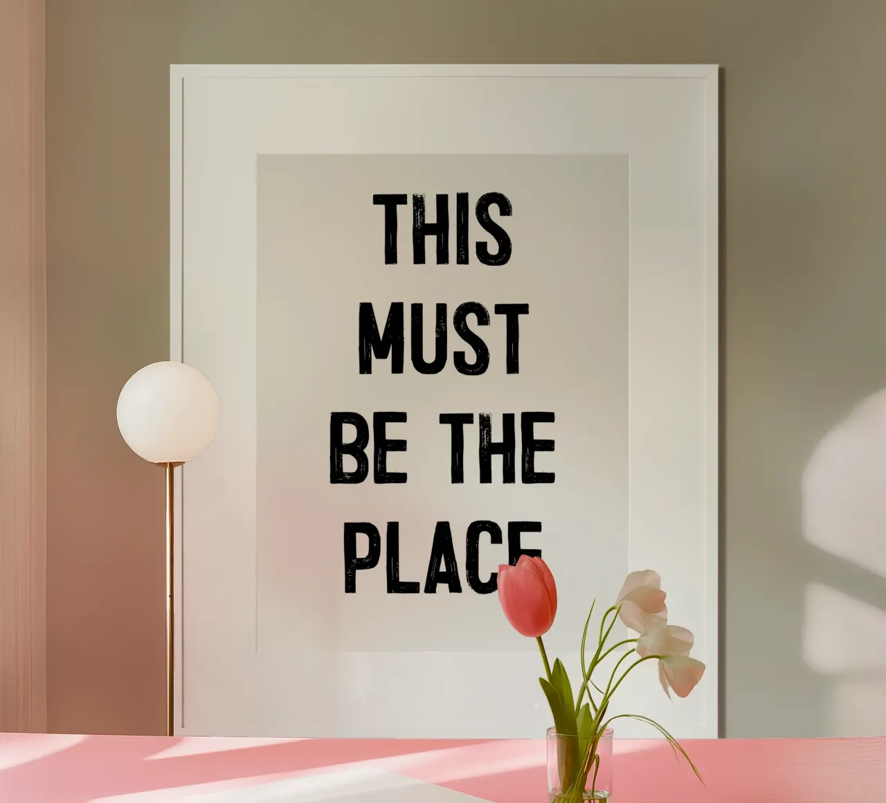 "THIS MUST BE THE PLACE" carta hahnemühle da ramosashop