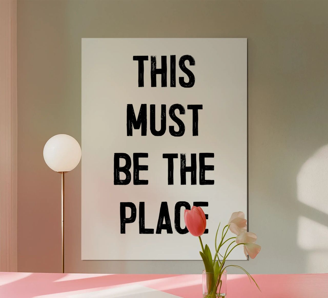 "THIS MUST BE THE PLACE" poster da ramosashop