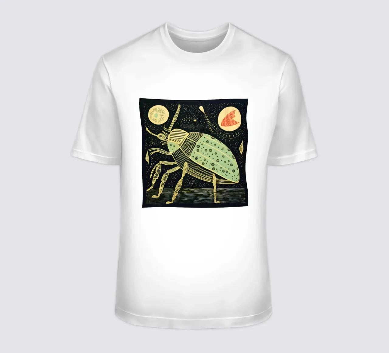 Grüne Kakerlake 2 T-Shirt von Minimal Animal Art
