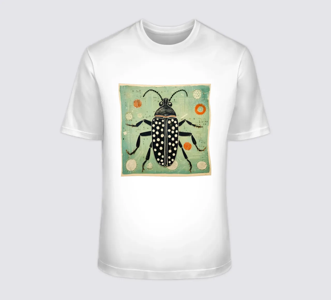 Grüne Kakerlake 3 T-Shirt von Minimal Animal Art