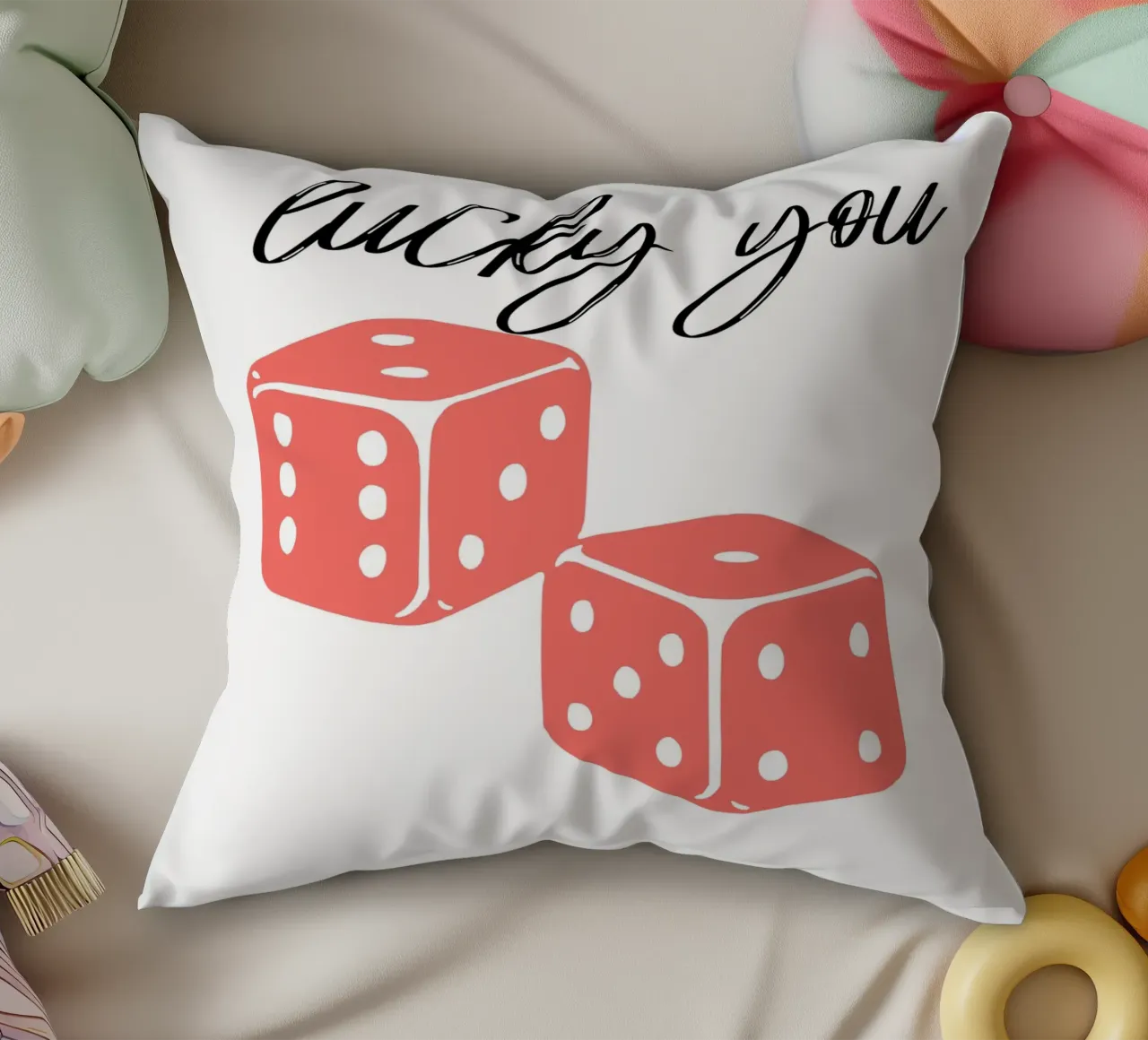 lucky you cuscino da ramosashop