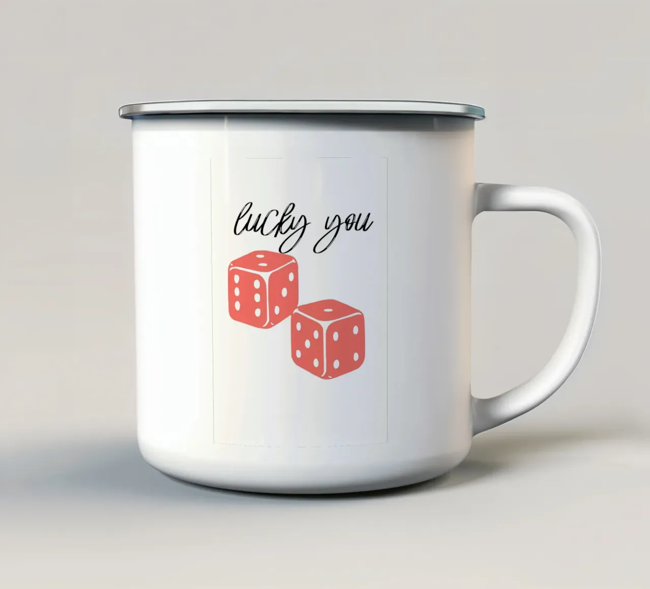 lucky you tazza in smalto da ramosashop