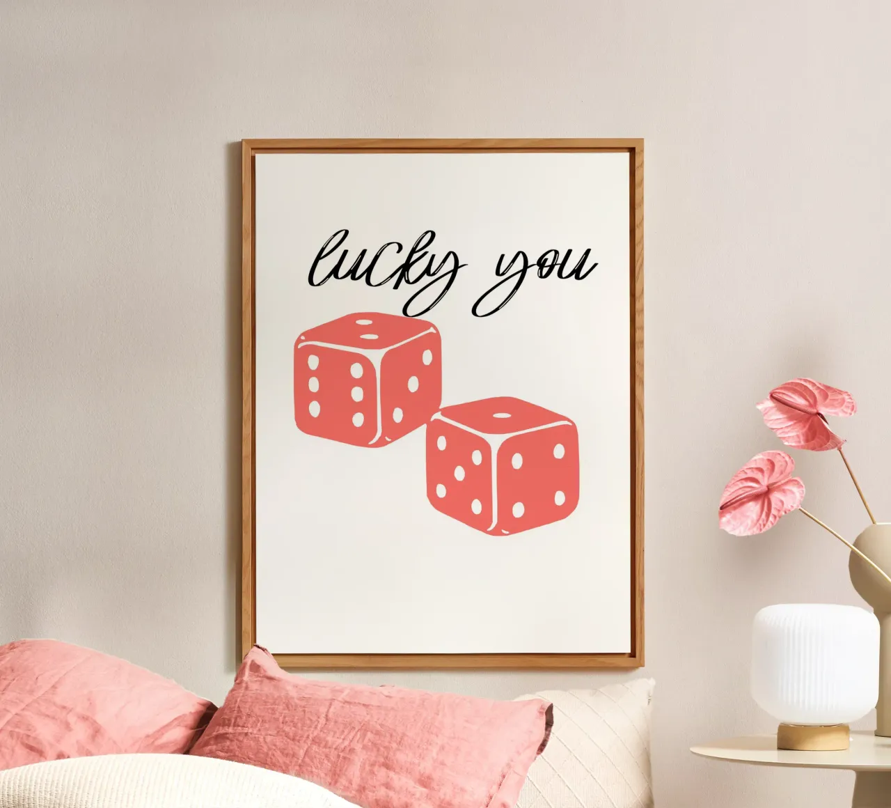 lucky you alluminio dibond da ramosashop