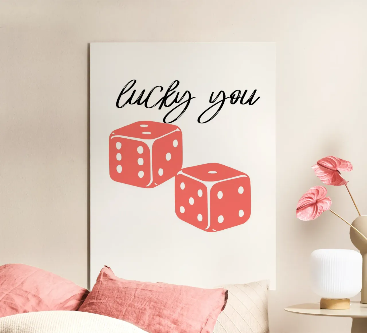 lucky you alluminio dibond da ramosashop