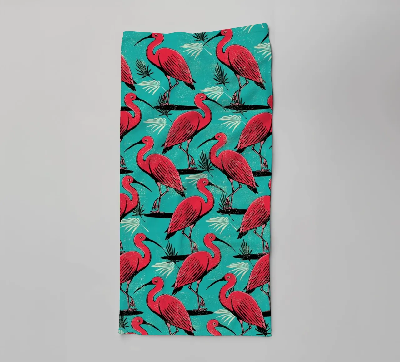 Scarlet Ibis towel by Rocket68