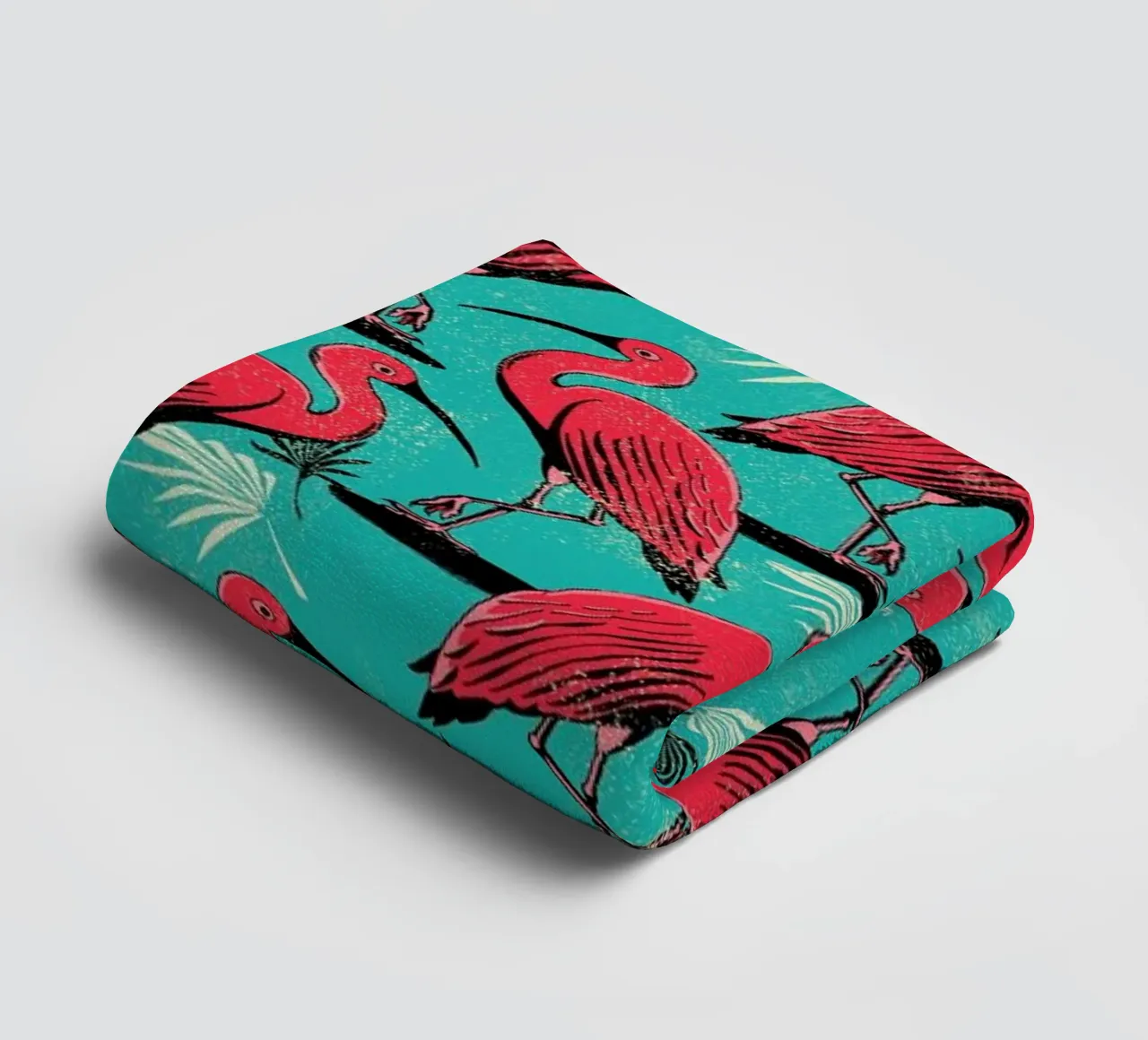 Scarlet Ibis towel by Rocket68