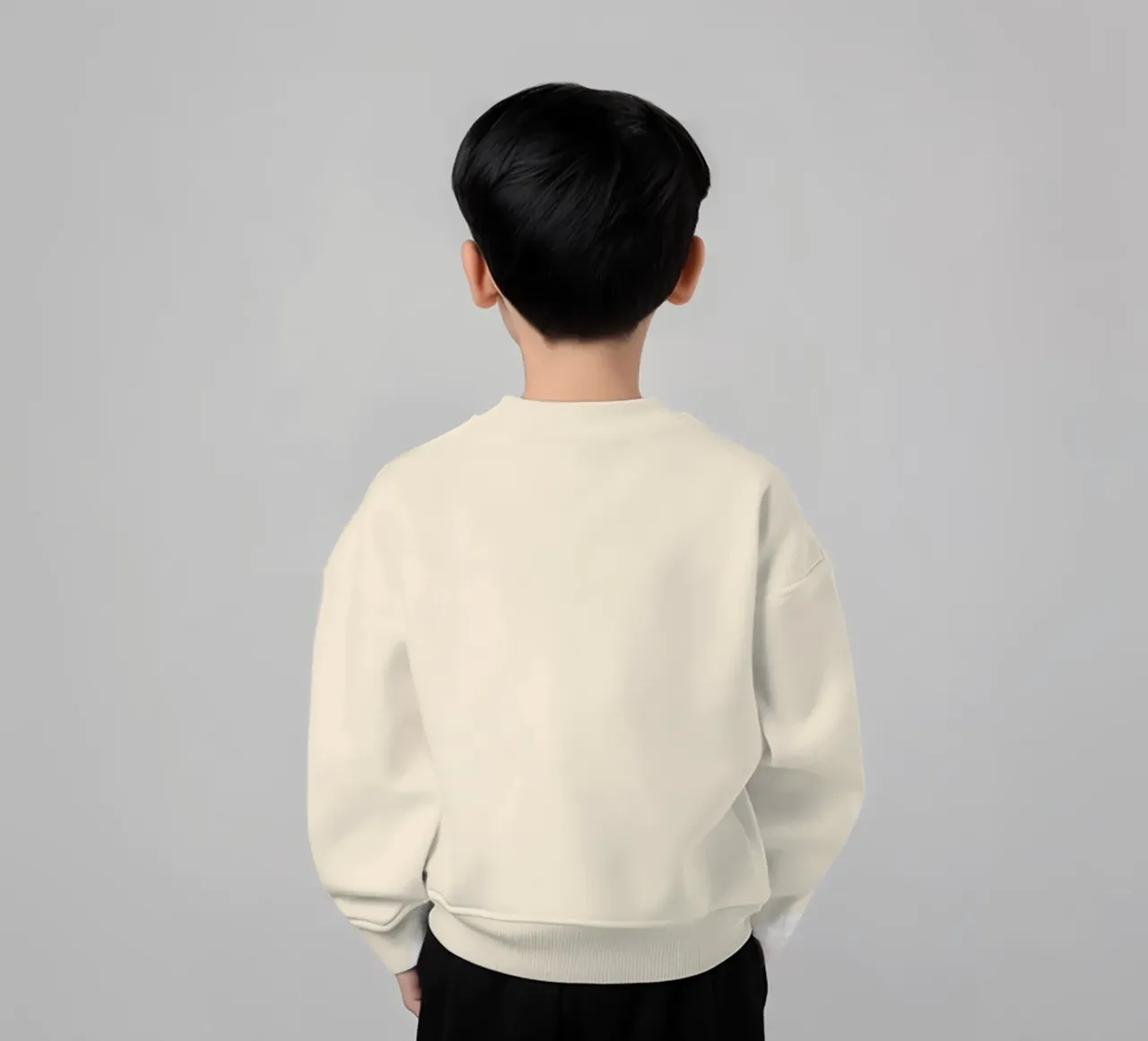 Green Crane kids sweatshirt by Minimal Animal Art