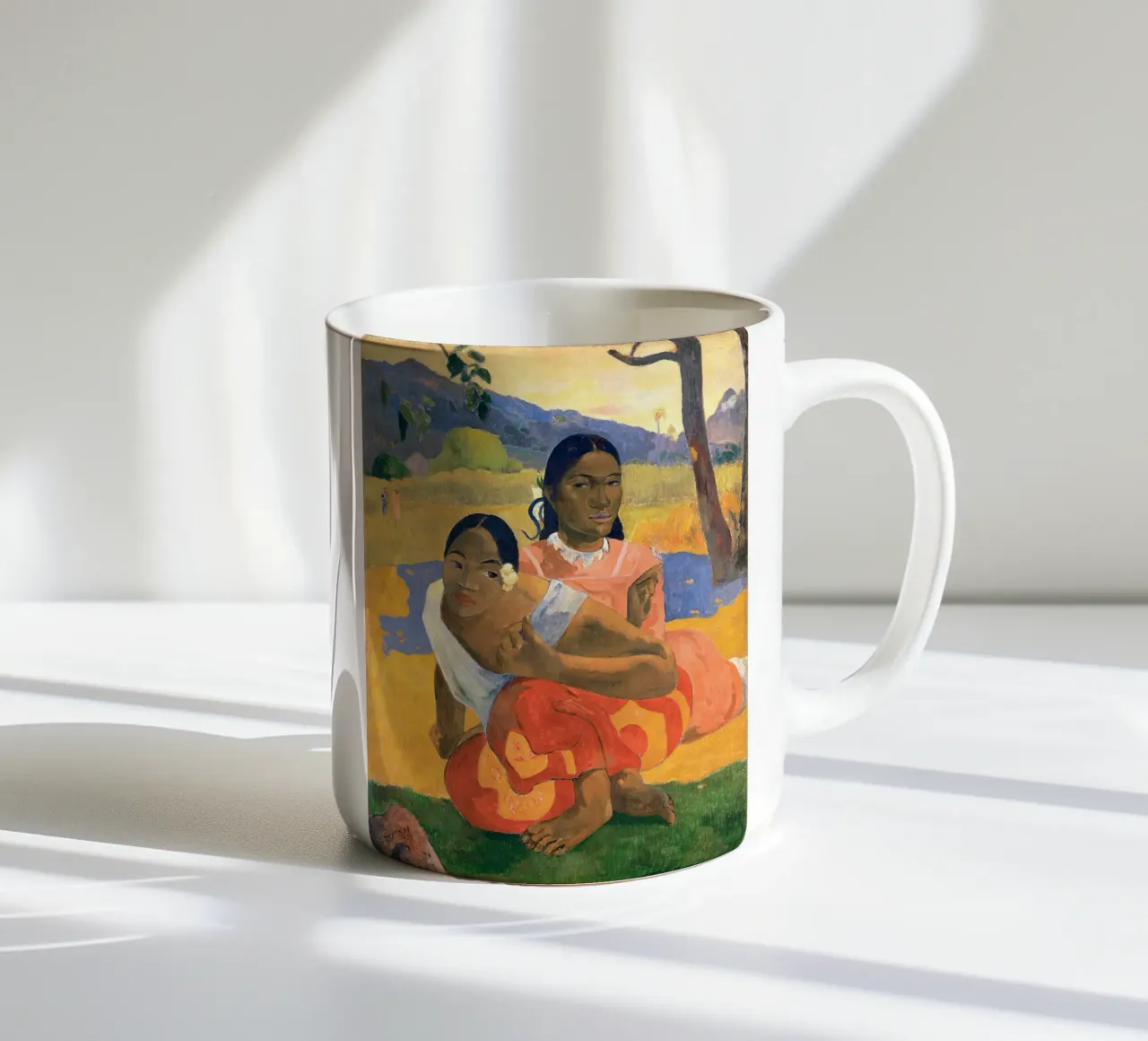 Paul Gauguin - When Will You Marry? tazza in ceramica da apoloprints