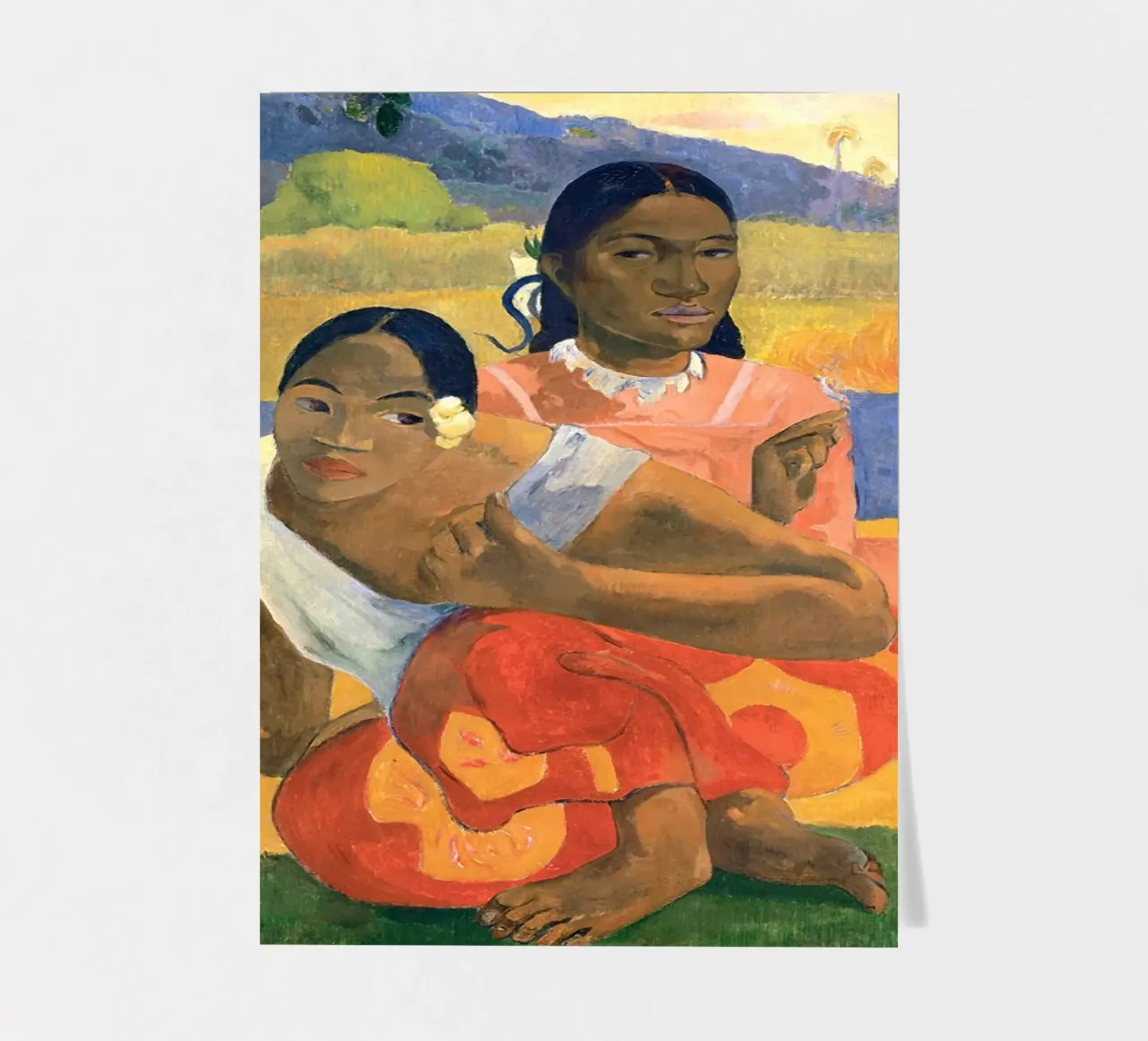 Paul Gauguin - When Will You Marry? sticker sheet by apoloprints