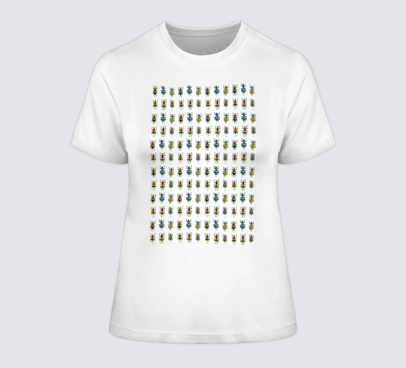 Tiny Beetles t-shirt da donna da Curious Collections by Marielle Leenders