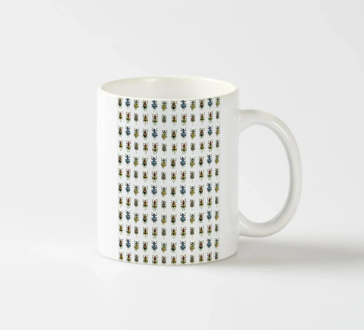 Tiny Beetles ceramic mug by Curious Collections by Marielle Leenders