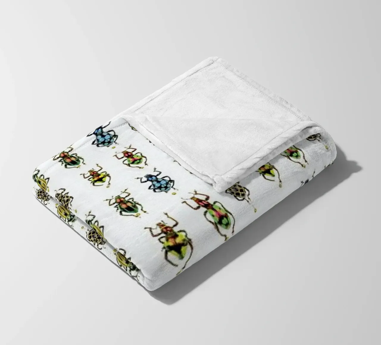 Tiny Beetles fleecedeken van Curious Collections by Marielle Leenders