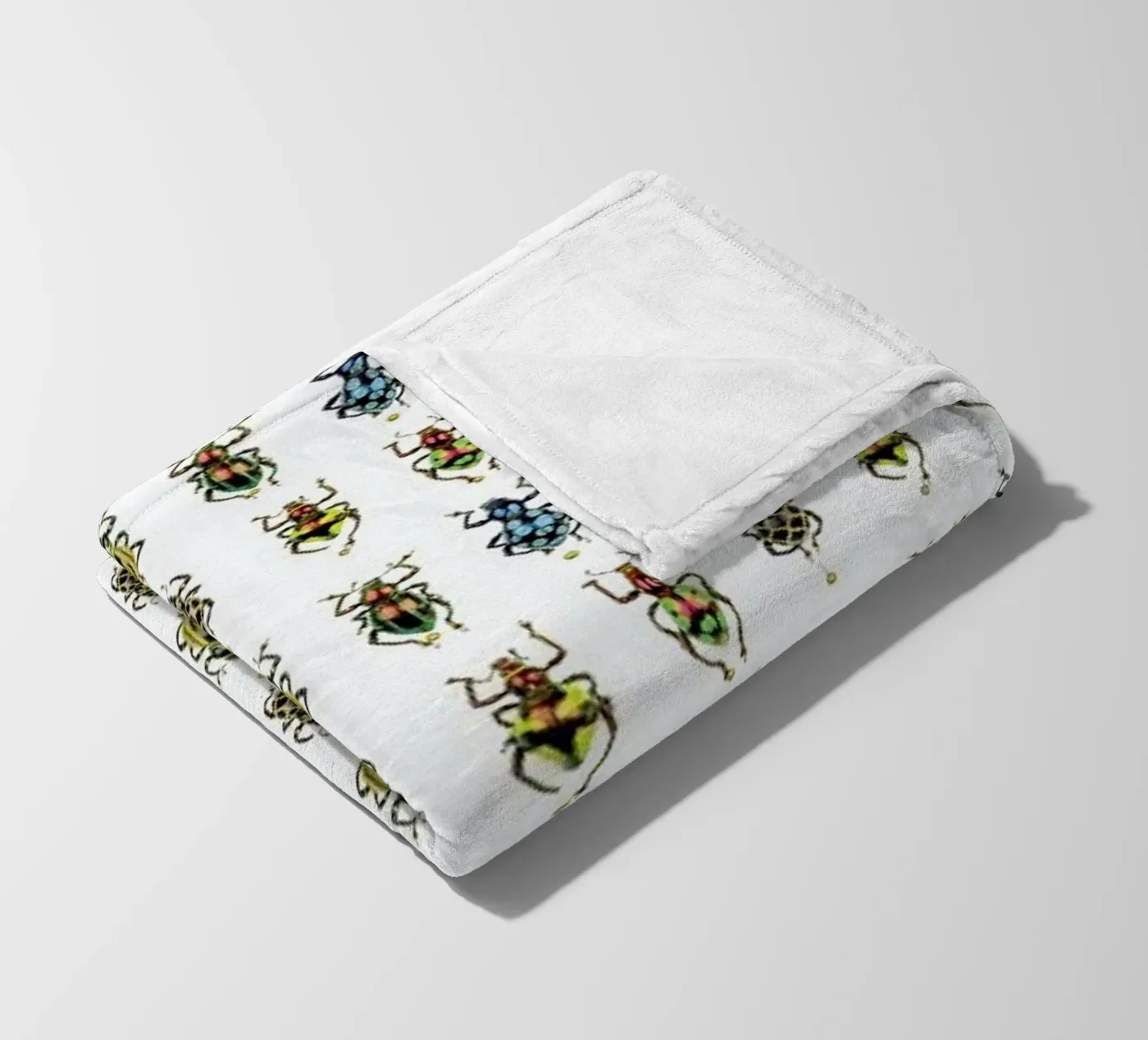 Tiny Beetles Fleecedecke von Curious Collections by Marielle Leenders
