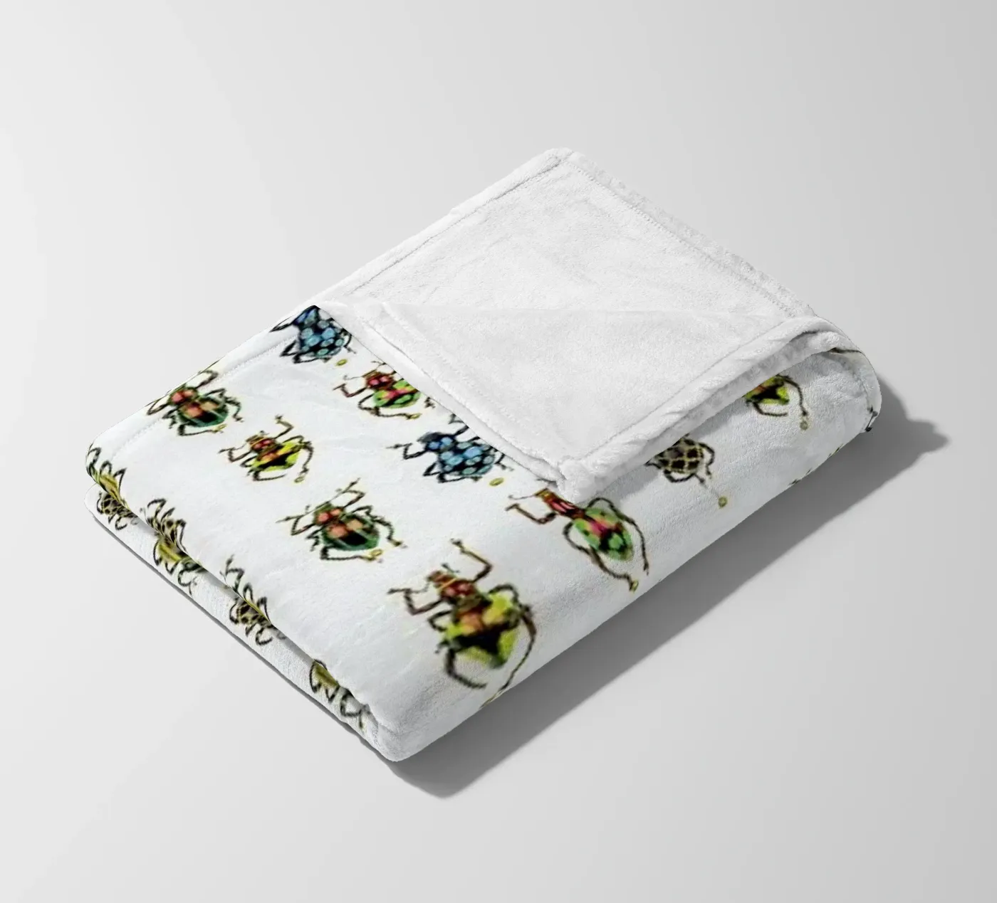 Tiny Beetles Fleecedecke von Curious Collections by Marielle Leenders