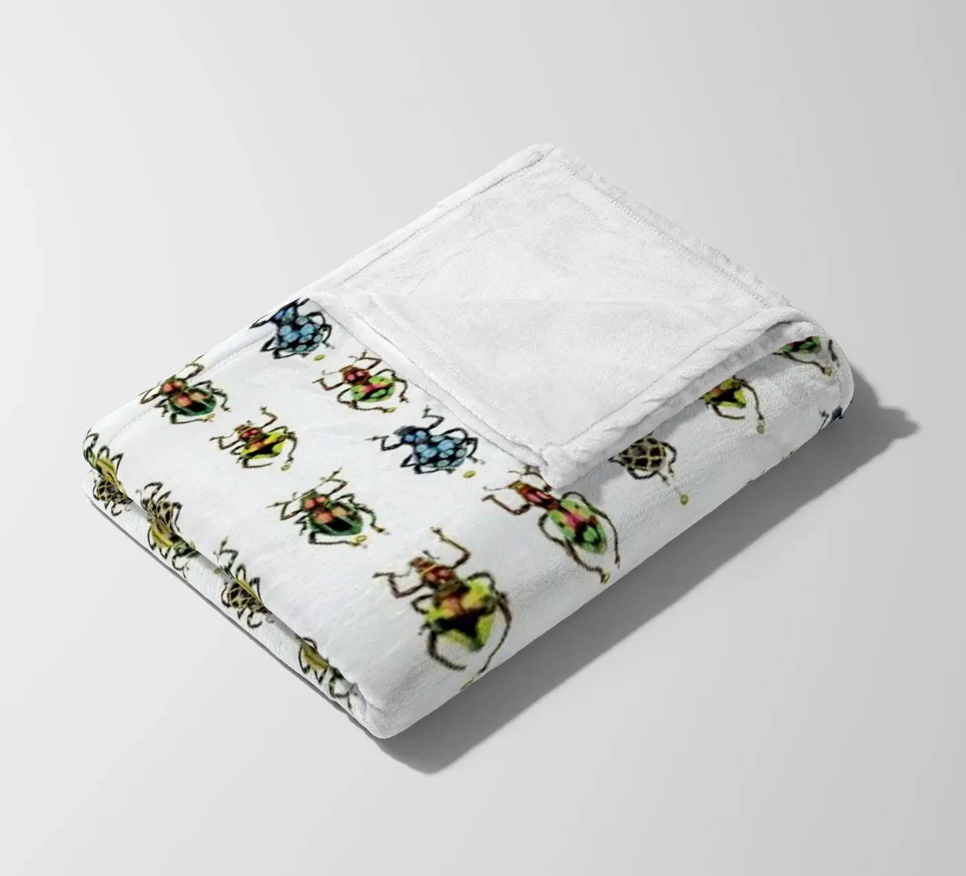 Tiny Beetles Fleecedecke von Curious Collections by Marielle Leenders