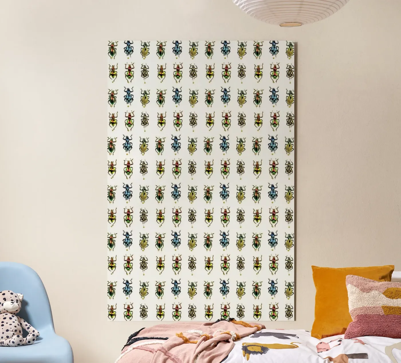 Tiny Beetles forex-plaat van Curious Collections by Marielle Leenders