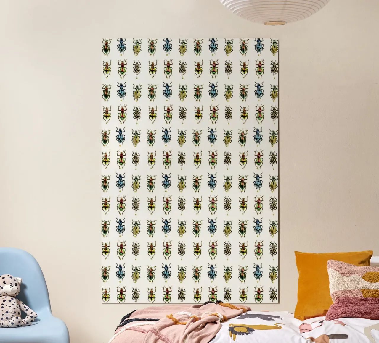 Tiny Beetles poster by Curious Collections by Marielle Leenders