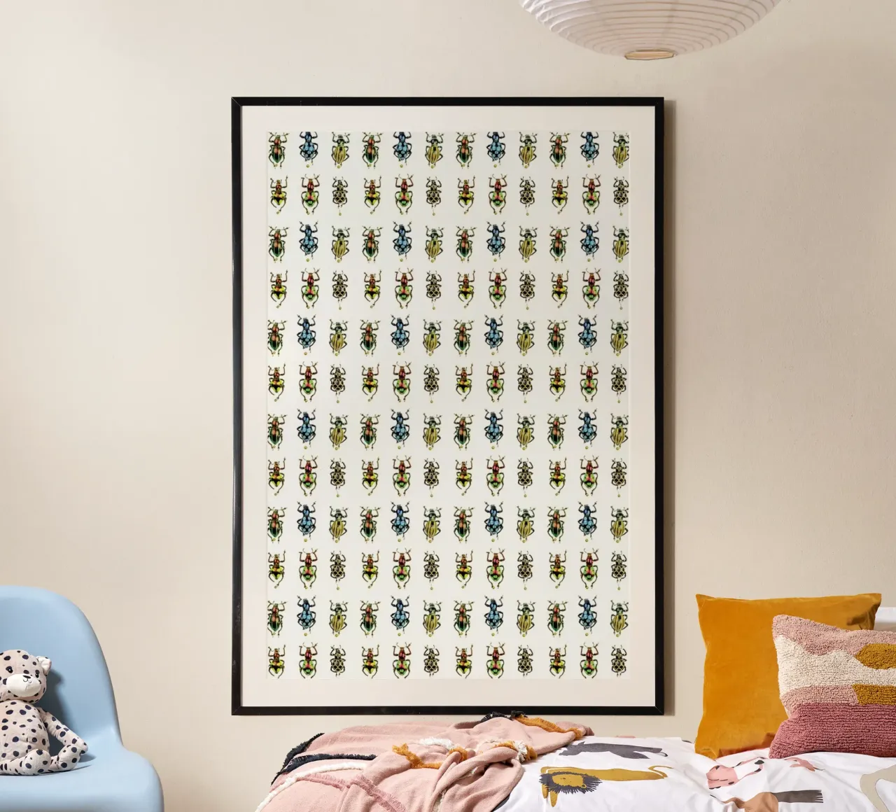 Tiny Beetles poster by Curious Collections by Marielle Leenders
