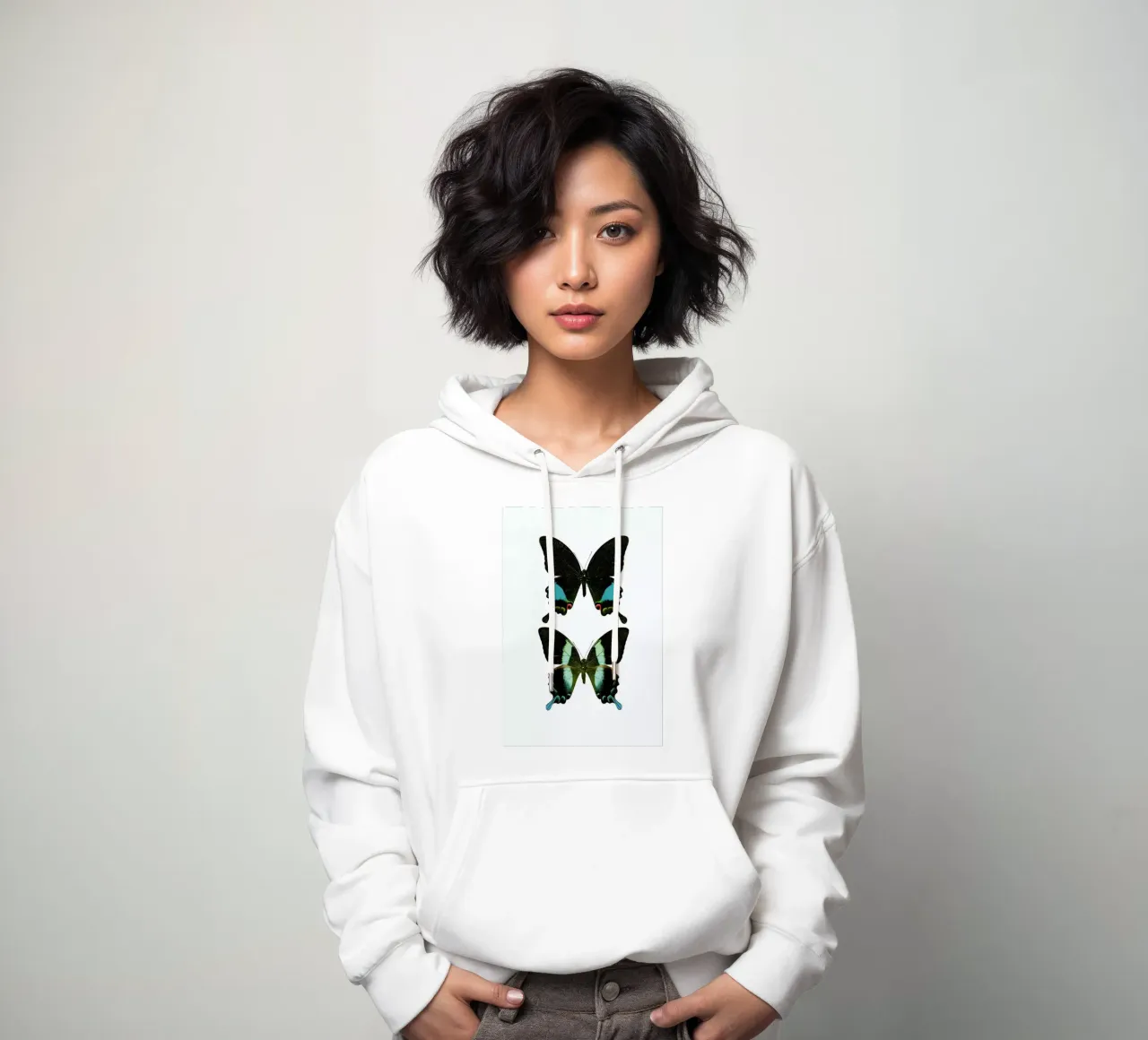 Butterfly 2 felpa con cappuccio da Curious Collections by Marielle Leenders
