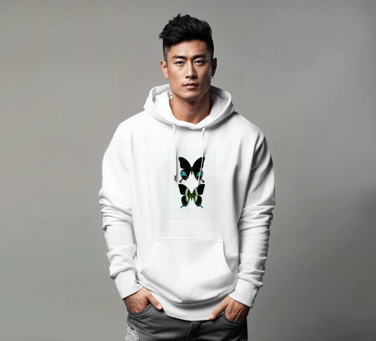 Butterfly 2 felpa con cappuccio da Curious Collections by Marielle Leenders