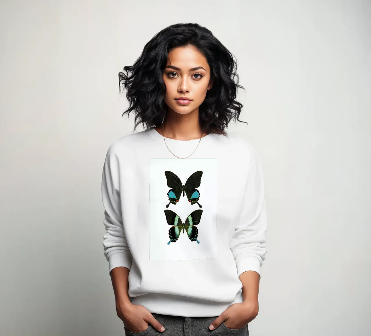 Butterfly 2 felpa da Curious Collections by Marielle Leenders