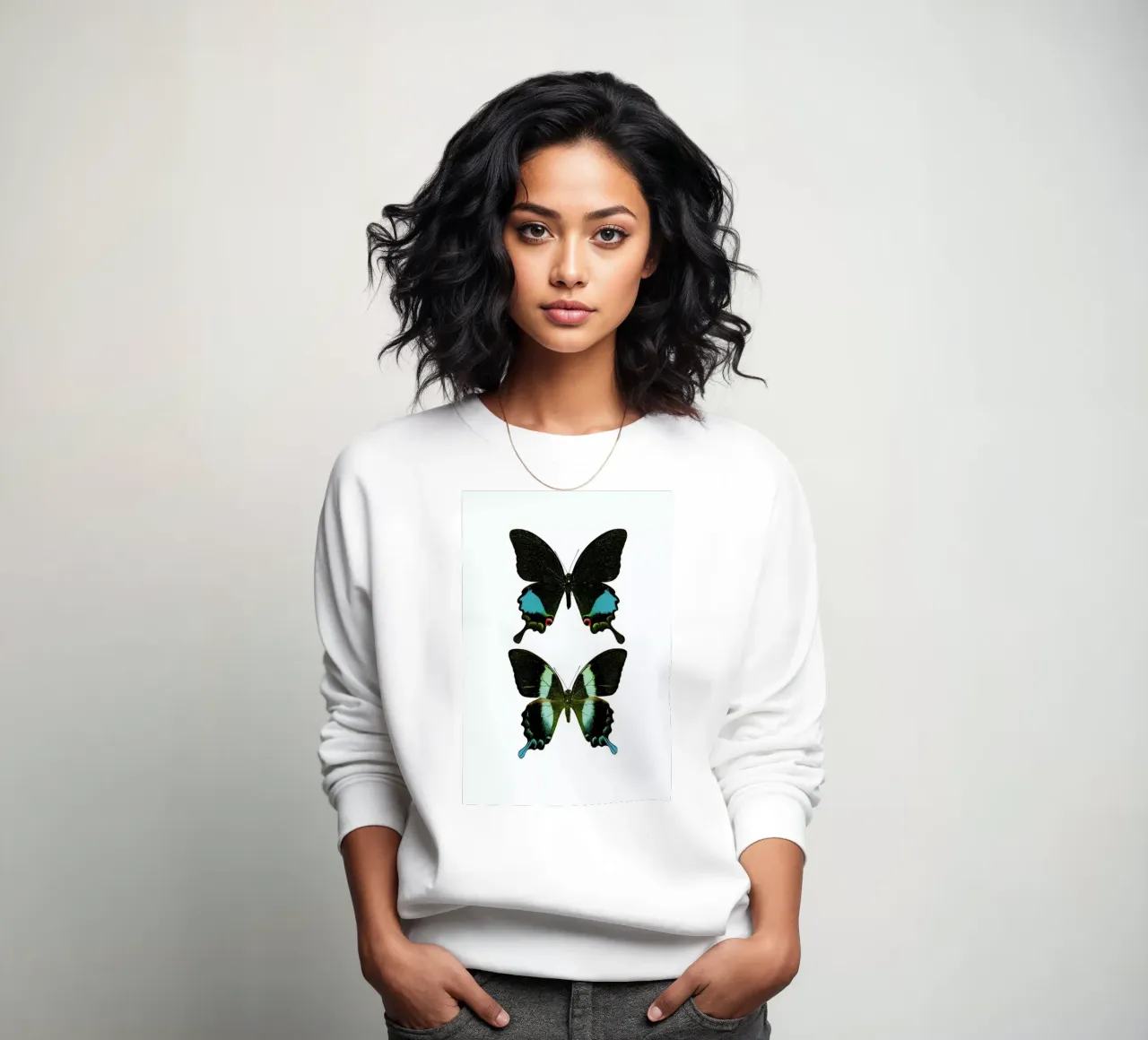 Butterfly 2 felpa da Curious Collections by Marielle Leenders
