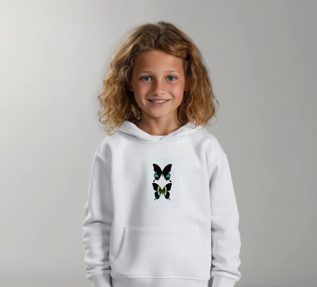 Butterfly 2 felpa bambino con cappuccio da Curious Collections by Marielle Leenders