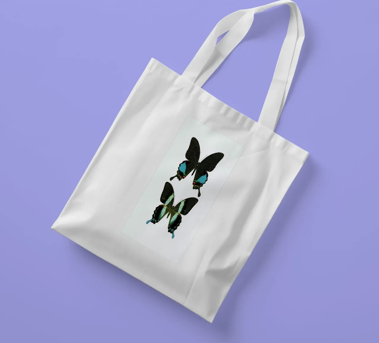 Butterfly 2 borsa in juta da Curious Collections by Marielle Leenders