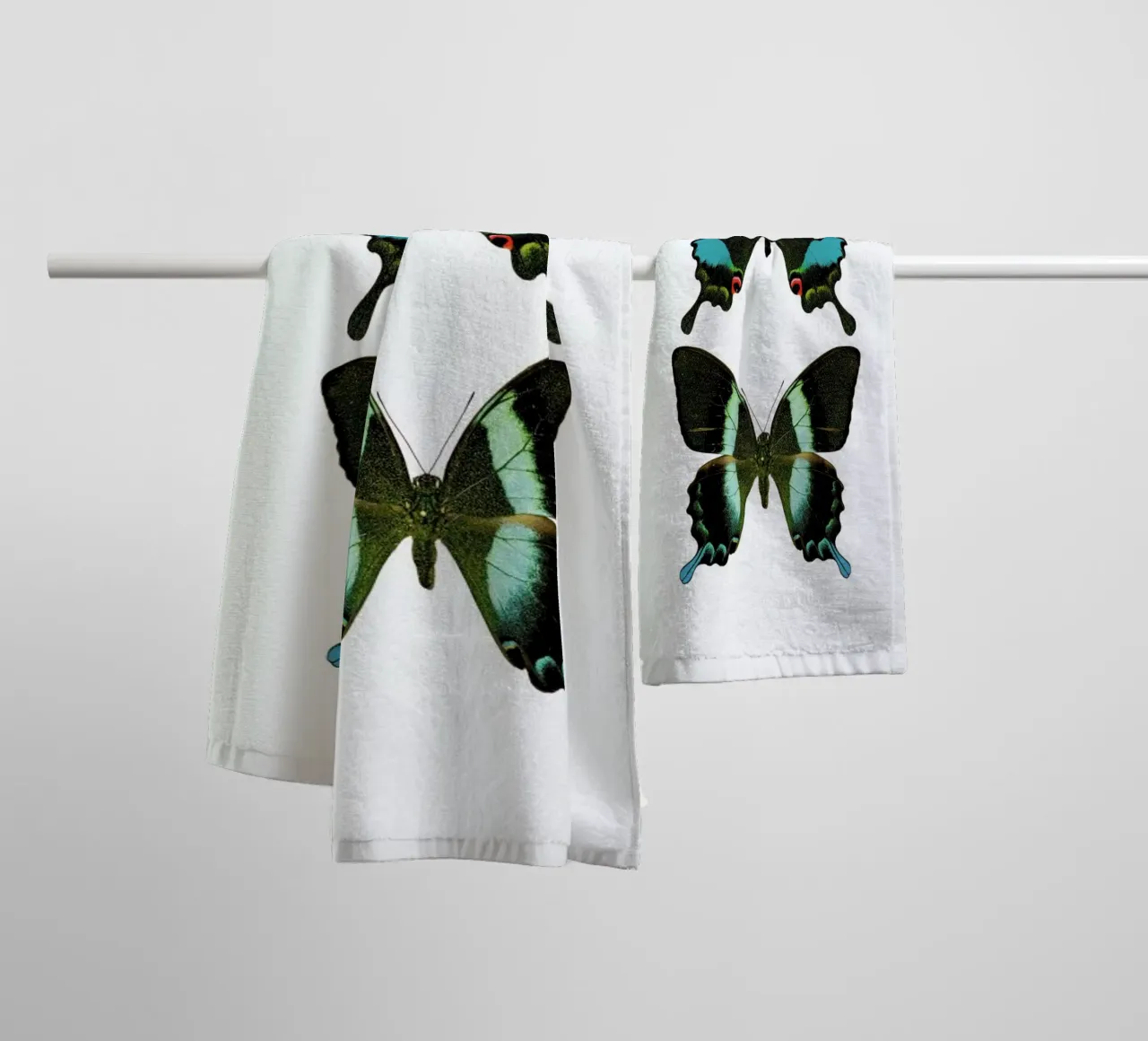 Butterfly 2 asciugamano da bagno da Curious Collections by Marielle Leenders
