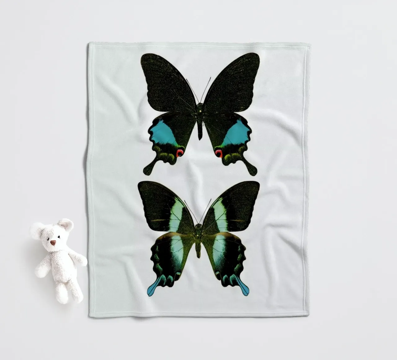 Butterfly 2 coperta in pile da Curious Collections by Marielle Leenders