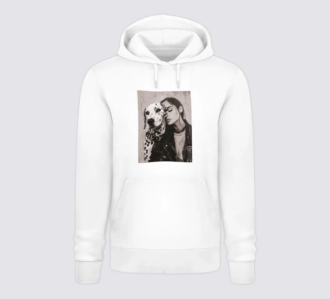 Mein Hund und ich (Nr. 3) Hoodie von Katja Stehle Design