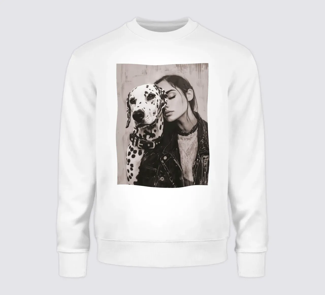 Mon chien et moi (n° 3) sweat de Katja Stehle Design