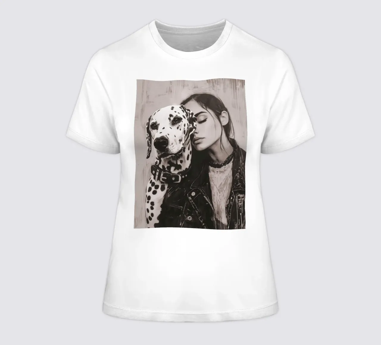 Io e il mio cane (n. 3) t-shirt da donna da Katja Stehle Design