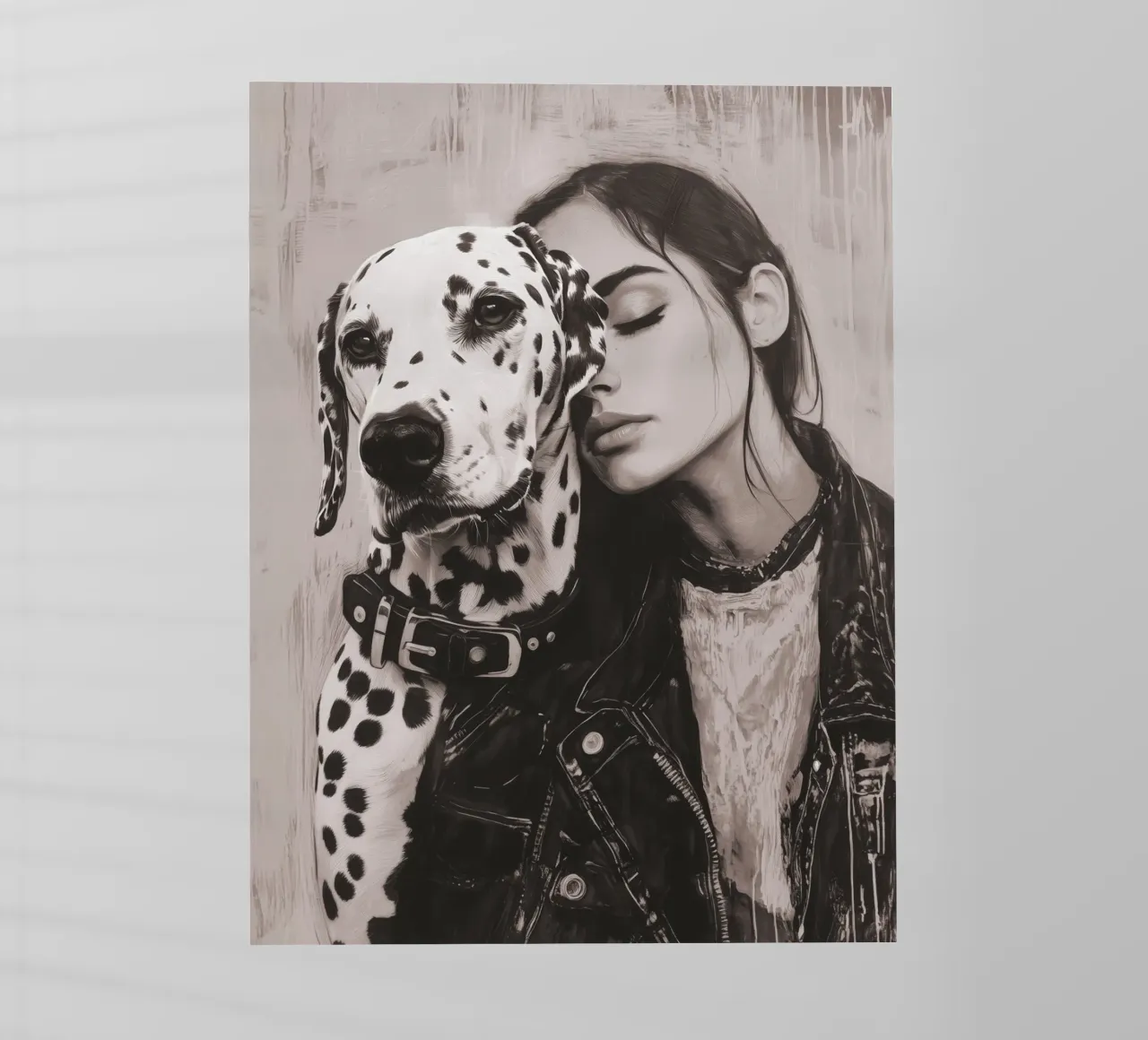 Io e il mio cane (n. 3) pellicola backlit da Katja Stehle Design