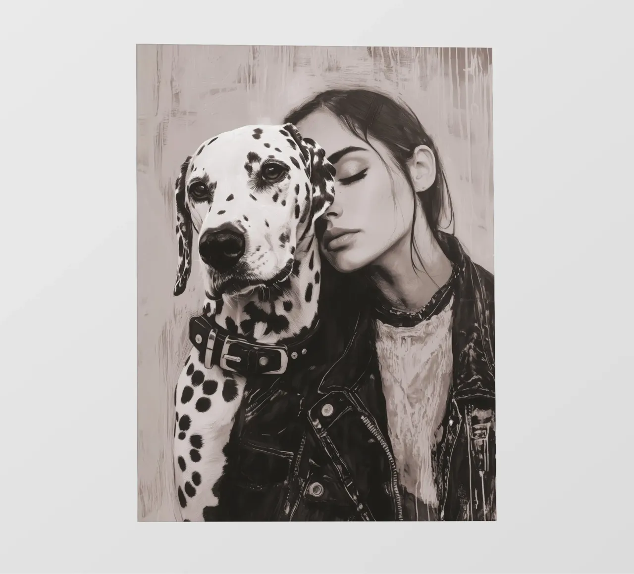 Io e il mio cane (n. 3) pellicola backlit da Katja Stehle Design